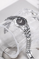 Montre à quartz pour femme en or doré, bracelet en acier inoxydable, cadran à chiffres romains, montre-bracelet élégante pour femmes