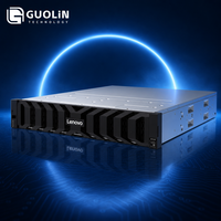 Almacenamiento Unificado NVMe All-Flash Lenovo ThinkSystem DM3200F 2U de 12 Bahías SFF SAN NAS para Empresas, Virtualización de Bases de Datos