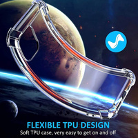 Coque de téléphone pour oppo A31 A32 A33 A35 A52 A53 A53S A54 A54S A55 A56 A72 A73 A74 A75 A83 A91 A92 A92S A93 Tpu Coque de téléphone transparente