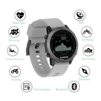 Reloj Deportivo Digital GPS Sunroad para Hombre, Rastreador de Actividad Física, Supervivencia en Emergencias, Correr, Ciclismo, Natación, Escalada, Senderismo, Altímetro, Brújula