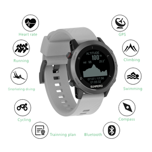 Orologio Sportivo Digitale GPS <span class=keywords><strong>da</strong></span> Uomo Sunroad, Fitness Tracker, per Emergenze e Sopravvivenza, Corsa, Ciclismo, Nuoto, Arrampicata, Escursionismo, con Altimetro e <span class=keywords><strong>Bussola</strong></span> - Product Image 2