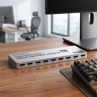 FJ-8K108 FJGEAR Répartiteur vidéo HD 8 ports 8K, prend en charge la résolution 7680*4320/60Hz, version HD 2.1, répartiteur HDTV