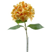 Ornement de jardin de haute qualité en forme d'hortensia imprimé en 3D, bleu, aspect réaliste, 23,6 pouces, pour mariage et décoration printanière