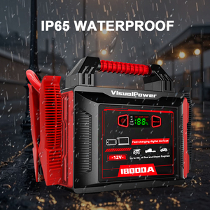Lithium Battery Energy Storage <b>Power</b> Pack Supply <b>Solar</b> Portable Station for Outdoor Camping HD10000S-32A 30000A Heavy Duty Jump - Product Image 3