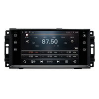 Radio Mobil Android 7" untuk Jeep Compass 2010-2016 Layar Sentuh Kapasitif IPS GPS Terintegrasi Android Auto Dudukan Dashboard