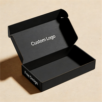Boîte cadeau en carton ondulé avec logo personnalisé, emballage en papier pliable, boîtes en carton, boîtes d'expédition pour la vente en gros