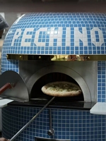 Four à gaz portable commercial de grande taille, de type napolitain italien, à brûleur en briques de terre cuite, pour extérieur, nouvelle génération, 220V, haute productivité