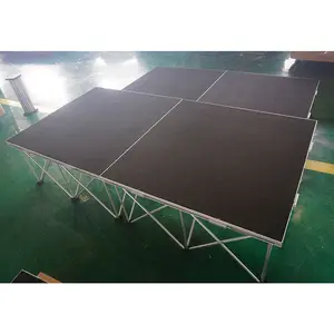 Folding aluminum portable stage lighting back stage for decoration