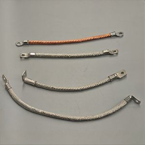 Sangles de barre omnibus tressées personnalisées Sangle de mise à la terre en <span class=keywords><strong>cuivre</strong></span> tressé pour moteur Type de conducteur toronné nu Liaison de connexion - Product Image 3