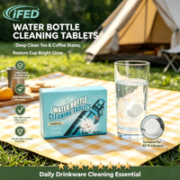 Food Grade Effervescent Cup Cleansing for Stainless Steel Water Bottle Mugs Water Bottle Cleaning Tablets
