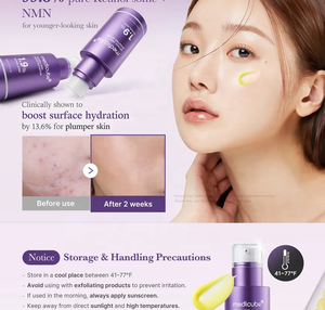 Medicube Retinol NMN Boosting Serum Nährend, Straffend, Hautverjüngend, Anti-Falten Leichte Textur Essenz - Product Image 5