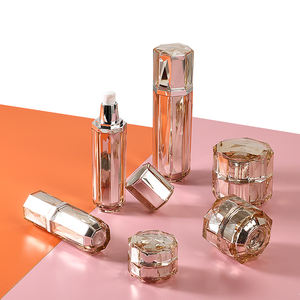 บรรจุภัณฑ์เครื่องสำอางสำหรับผู้หญิง M605 15กรัม/30ก./50ก./30มล./50มล./100มล. อะคริลิคสุดหรูขวดโลชั่นและกระปุกครีมเปล่า - Product Image 1