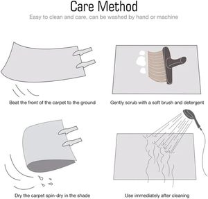 Moderno Simple Crema Viento Alfombra Sala de estar Alfombra de fácil cuidado Dormitorio al por mayor Faux Cachemira Alfombras - Product Image 3