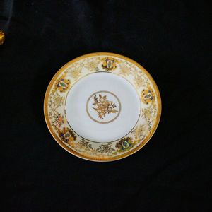 7 بوصة المنتجات الساخنة لوحات السيراميك العظام الصين الجديدة الذهبي زهرة لوحة - Product Image 4