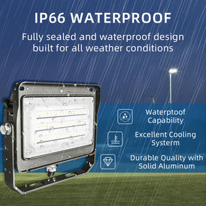 Đèn pha LED độ sáng cao 15/30/50/80/100W, cảm biến ánh sáng, tự động bật tắt khi trời tối, chống nước IP66, 3 chế độ công suất và 3 chế độ nhiệt độ màu sắc, điều chỉnh được, dùng cho sân vườn, đường đi - Product Image 5