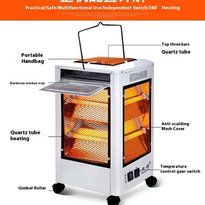 Calentador Eléctrico Solar Pequeño, Horno de Cocción de Cuatro Lados, Horno Eléctrico de Cinco Lados con Ahorro de Energía para el Hogar - Product Image 3