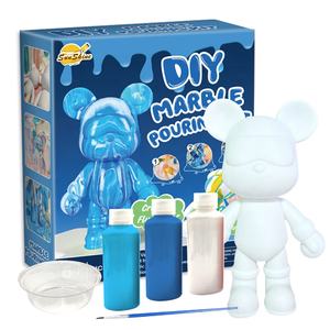 Juego de oso de vinilo de dibujo fluido Kit de Arte de pigmento DIY - Product Image 1