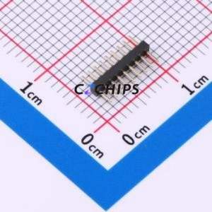 ZX-PZ1.0-1-9PZZ Pin Header Through hole Component (THT),P=1mm Connector 1x9P 1mm Pin Header Through Hole - Product Image 1