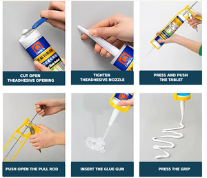 กาวซิลิโคนอเนกประสงค์ Qingkai 780 OEM สำหรับงานก่อสร้าง ผลิตในประเทศจีน มีหลายสีให้เลือก - Product Image 5
