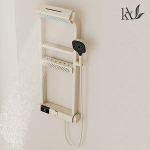 ชุดฝักบัวติดผนังอัจฉริยะ YaKe แบบมัลติฟังก์ชั่น พร้อมระบบควบคุมอุณหภูมิแบบคงที่ และระบบฝักบัวแบบเรนชาวเวอร์ - Product Image 1