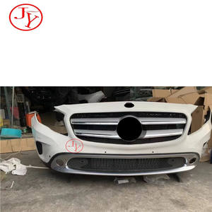 Para <span class=keywords><strong>Mercedes</strong></span> <span class=keywords><strong>Benz</strong></span> GLE450 y GLE350 malla de rejilla lateral de parachoques delantero con recortes para luces antiniebla y cubierta de luces de freno delanteras - Product Image 1