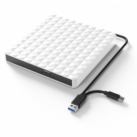 Lecteur DVD externe USB type-c, brûleur, lecteur optique de CD, RW, Superdrive, Compatible avec Mac, unités