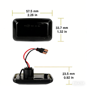 ไฟเลี้ยว LED แบบไดนามิกสำหรับ Porsche 911 924S 944 Audi <span class=keywords><strong>Volkswagen</strong></span> สีเหลืองอำพันที่ไหลได้ - Product Image 3
