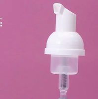 Bouteille vide rechargeable à pompe en plastique PET de 30/50/60ml personnalisée pour désinfectant pour les mains détergent cosmétique nettoyant pour le visage shampooing