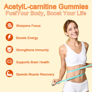 Zuckerfreies L Carnitin 500mg Gummi kreatin Pre Workout Gummies L-Carnitin Supplement Kreatin Mono hydrat erhöhte Energie - Product Image 4