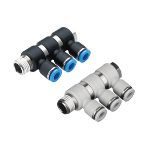 Xingyi Technology Pneumatic <b>Quick</b> Coupler PHT4 6 8 10 Series Right Angle Straight Through PU <b>Connector</b> - Product Image 4
