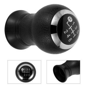 Pomo de palanca de cambios de cuero negro de 5 y 6 velocidades ergonómico para Toyota Corolla RAV4 - Product Image 2