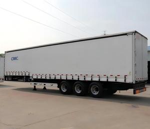 Semi-remorque frigorifique à rideaux latéraux CIMC 3 Alex 45FT 53FT avec caisse isolée - Product Image 2