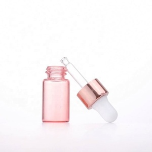 Envase Perfumado Circular en Oro Rosa, Mini Botella de Vidrio de 5 ml de Capacidad con Gotero para Aceites Esenciales - Product Image 6