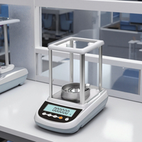 Balance analytique de laboratoire haute performance NADE FA1104AI 1100g 0,1mg avec écran LCD et étalonnage interne pour le pesage d'échantillons alimentaires