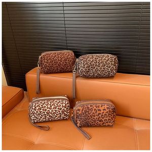 2026 New Waterproof Trendy Leopard Print PU Waterproof Zipper <b>Makeup</b> <b>Bag</b> <b>Large</b> Capacity Portable Cosmetic for <b>Bag</b> for Women T... - Product Image 5