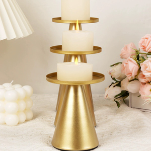 Vela Aromática en Portavelas de Hierro LANJO, Decoración para San Valentín, Cena a la Luz de las Velas, Accesorios para Interiores - Product Image 4