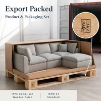 Canapé sectionnel tissé texturé beige clair moderne avec pieds noirs pour salon et chambre à coucher, vente en gros, directement de l'usine