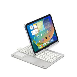 เคสคีย์บอร์ดไร้สายหมุนได้ 360 องศา พร้อมทัชแพด สำหรับ iPad 10.9 2022 รุ่นที่ 10 แบบ Scissor Operation สินค้าใหม่ - Product Image 3