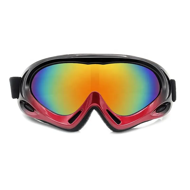 Kacamata berkendara atv warna gradien ringan, desain baru kacamata berkendara sepeda motor pasir sepeda gunung mx motocross