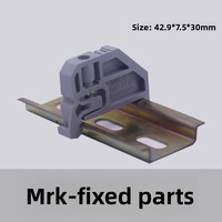 Le grand bornier industriel de câblage rapide carré à courant élevé 24A contacts en cuivre continus maximum MRK-16MM le modèle 1-5 AWG