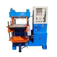 Machine de vulcanisation de caoutchouc de silicone automatique rentable de 100 tonnes presse de vulcanisation de plaque à tête unique de laboratoire