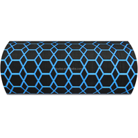 Tapis de style Sea Dek KT GuoMei noir et bleu clair brossé, imperméables, épaisseur 6 mm, adhésion forte, feuilles hautes à clipser
