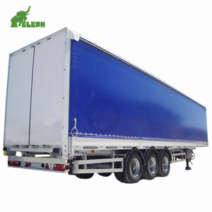 Haute qualité 3 essieux 40 60t boîte rideau côté Semi-<span class=keywords><strong>remorque</strong></span> étanche conseil Cargo Transport Van <span class=keywords><strong>remorque</strong></span> - Product Image 2