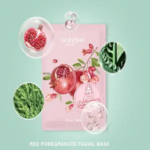 Cosmetica Fabriek Beste Whitening Gezichtsmasker Hydrating Natuurlijke Organische Kruid Gezicht Sheet Masker