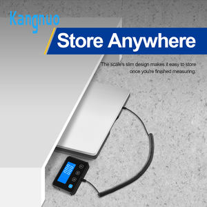 Hochpräzise LCD-Hintergrund beleuchtung Funktion Edelstahl Elektronische digitale Versand waage Post waage Gepäck gewicht Waage - Product Image 5