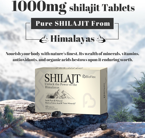 OEM Marque Privée 100% Pur Biologique 60 Comprimés 1000mg Extrait de Shilajit de l'Himalaya en Comprimés Riche en Acide Fulvique et en Oligo-éléments - Product Image 2