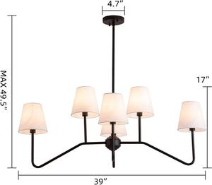 Candelabro moderno de lujo con luz LED para interiores, cadena de hierro de diseñador con flecos personalizable, luz colgante de hierro personalizable OEM italiano - Product Image 4