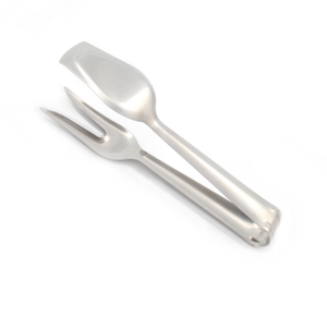 Pinzas para Barbacoa de Grado Alimenticio DF1028, Pinzas para Buffet de Acero Inoxidable con Tenedor - Product Image 3