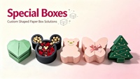 Boîtes cadeaux rigides écologiques haut de gamme en gros, forme cœur, design papillon, matériaux recyclés, impression quadricolore, logo personnalisé
