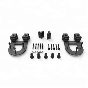 ลูกล้อประตูบานเลื่อนรูปทรงเกือกม้าสีดำสไตล์อเมริกันทันสมัยทนทาน WEKIS  แบบตัวยู  ทำจากเหล็กกล้าคาร์บอน - Product Image 4